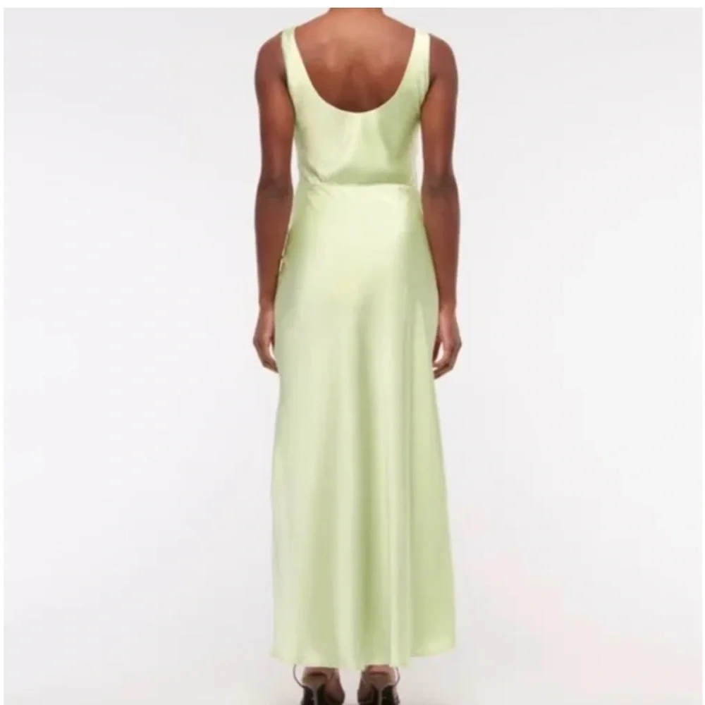 NWT Abercrombie & Fitch cowl neck draped maxi Dress S - Picture 3 of 10